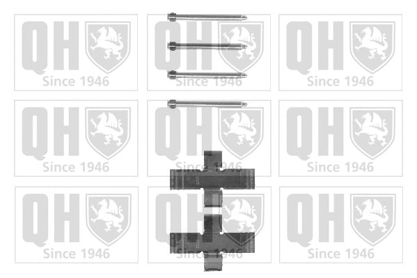 Kit d'accessoires, plaquette de frein à disque QUINTON HAZELL BFK652