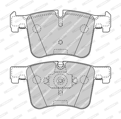 Kit de plaquettes de frein, frein à disque FERODO FDB4394-D