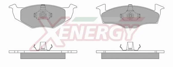 Kit de plaquettes de frein, frein à disque AP XENERGY X40589