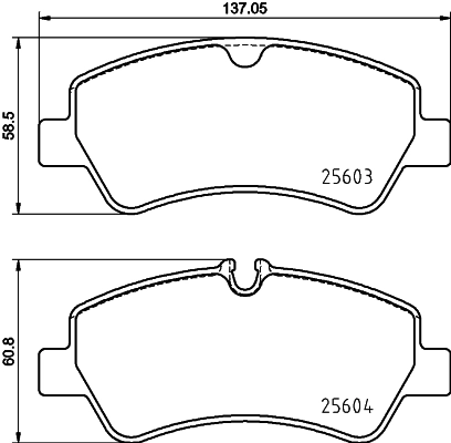 Kit de plaquettes de frein, frein à disque MINTEX MDB3912