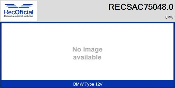Compresseur, climatisation RECOFICIAL RECSAC75048.0