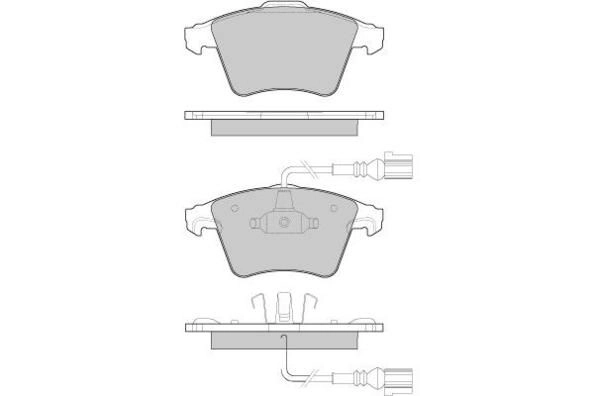Kit de plaquettes de frein, frein à disque FREMAX FBP-1633