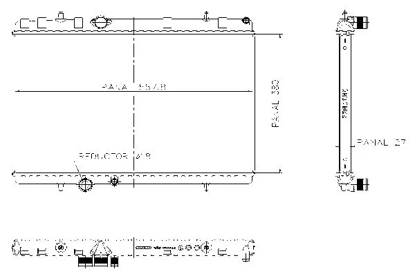 Radiateur, refroidissement du moteur ORDONEZ 1020772815