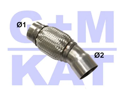 Tube de réparation, catalyseur G+M KAT R020-0002