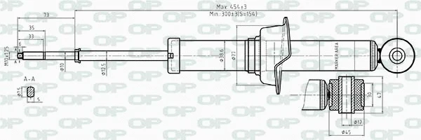Amortisseur OPEN PARTS SAB8526.32