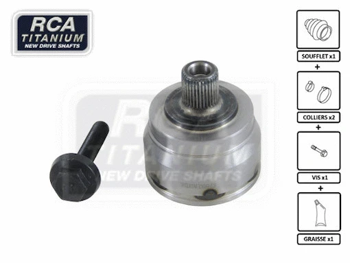 Jeu de joints, arbre de transmission RCA FRANCE AA11