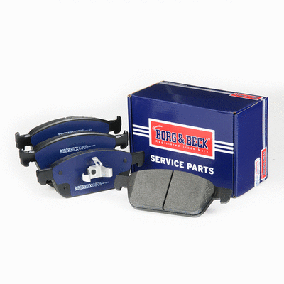 Kit de plaquettes de frein, frein à disque BORG & BECK BBP2628