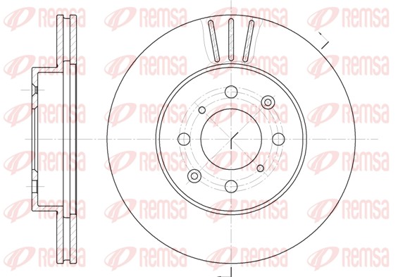 Disque de frein REMSA 6226.10