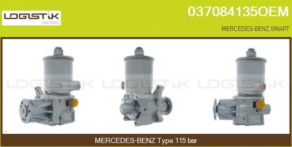 Pompe hydraulique, direction LGK 037084135OEM