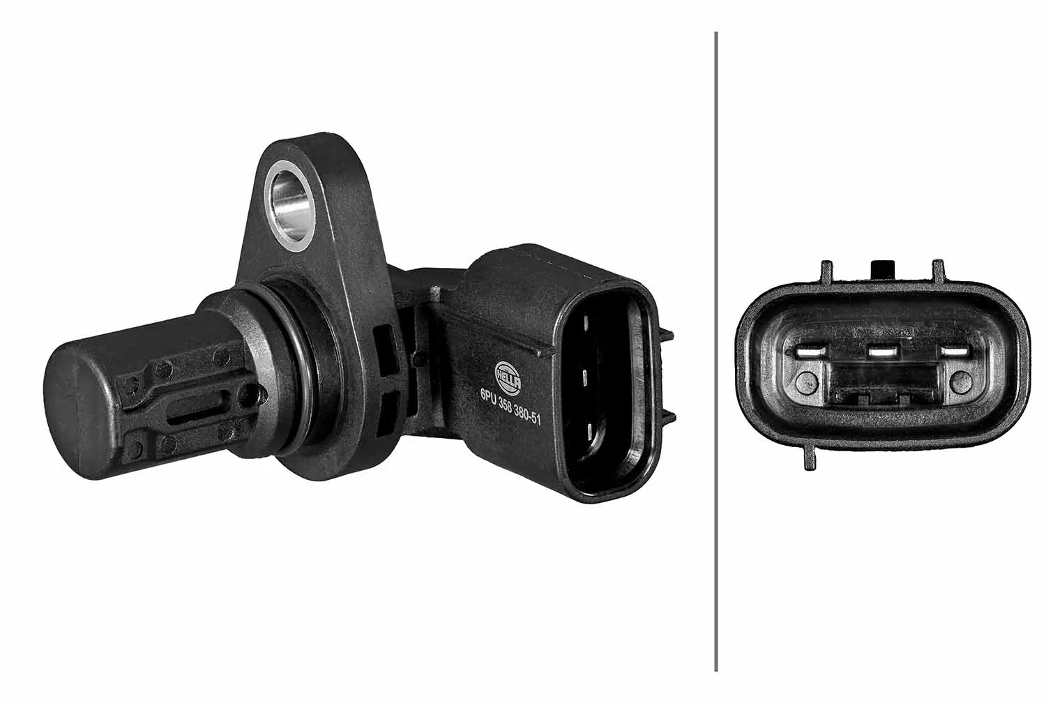 Capteur d'angle, vilebrequin HELLA 6PU 358 380-511