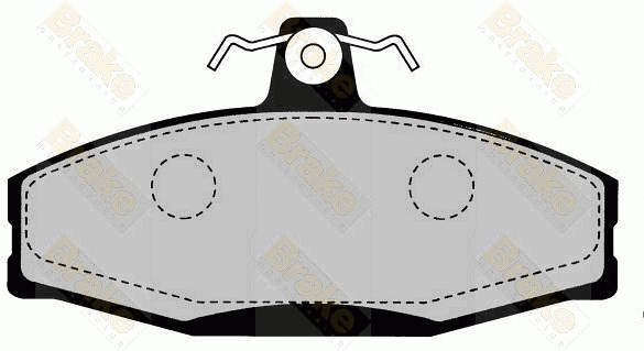 Kit de plaquettes de frein, frein à disque Brake ENGINEERING PA1608