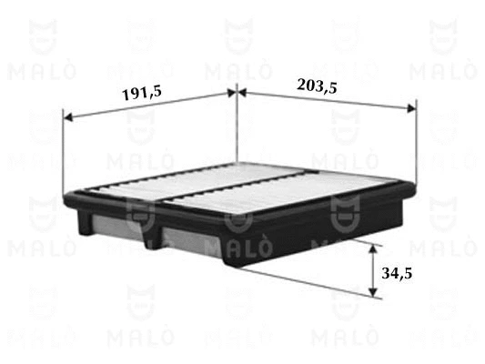 Filtre à air AKRON-MALÒ 1500469