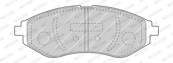 Kit de plaquettes de frein, frein à disque FERODO FDB1699-D