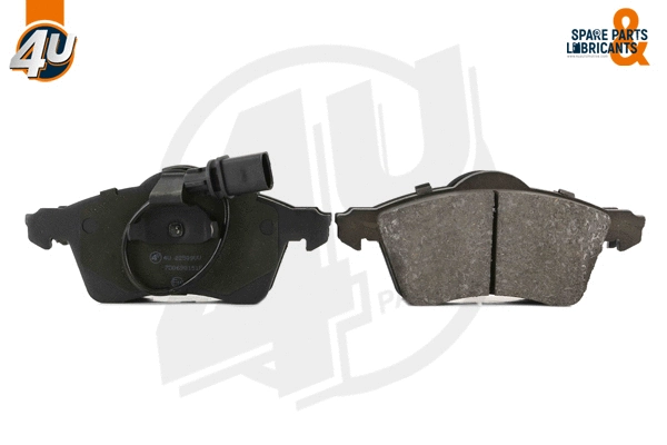 Kit de plaquettes de frein, frein à disque 4U Autoparts 22509VV