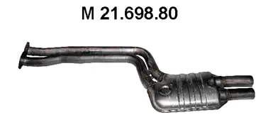 Silencieux avant EBERSPÄCHER 21.698.80