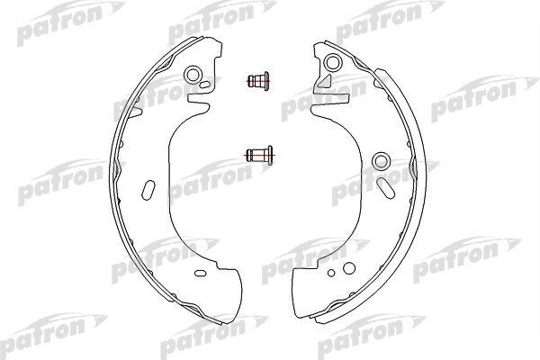Jeu de mâchoires de frein PATRON PSP541