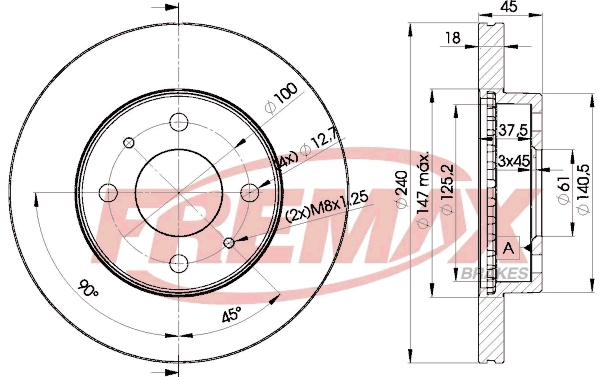 Disque de frein FREMAX BD-5800