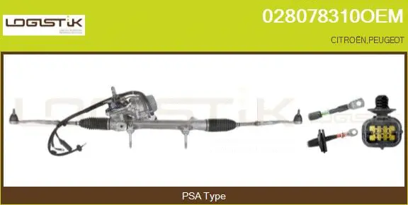 Crémaillère de direction LGK 028078310OEM