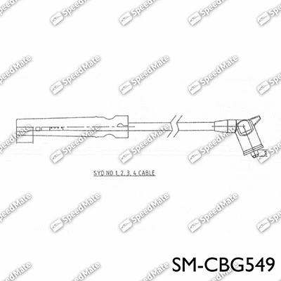 Kit de câbles d'allumage SpeedMate SM-CBG549