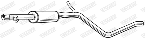 Silencieux central WALKER 22934