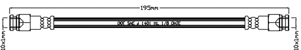 Flexible de frein JURATEK JBH1267
