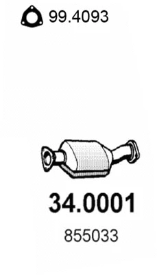 Catalyseur ASSO 34.0001