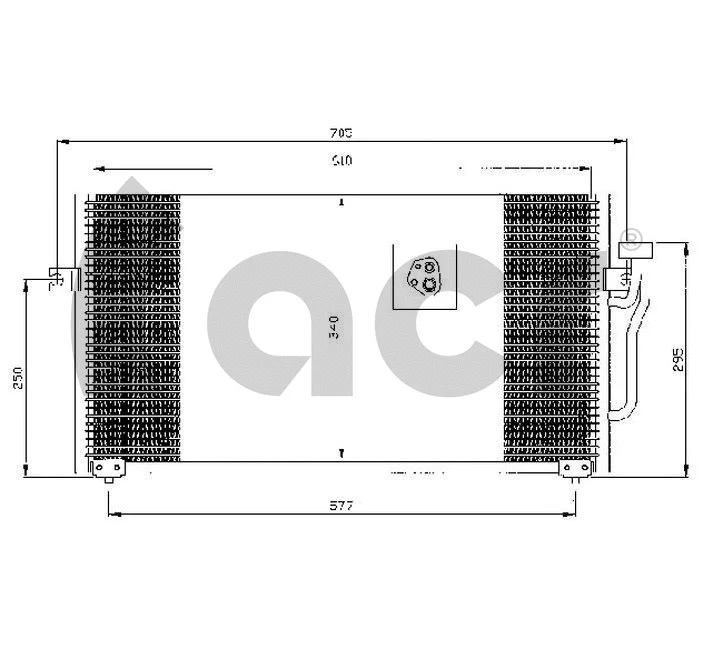 Condenseur, climatisation ACR 300326