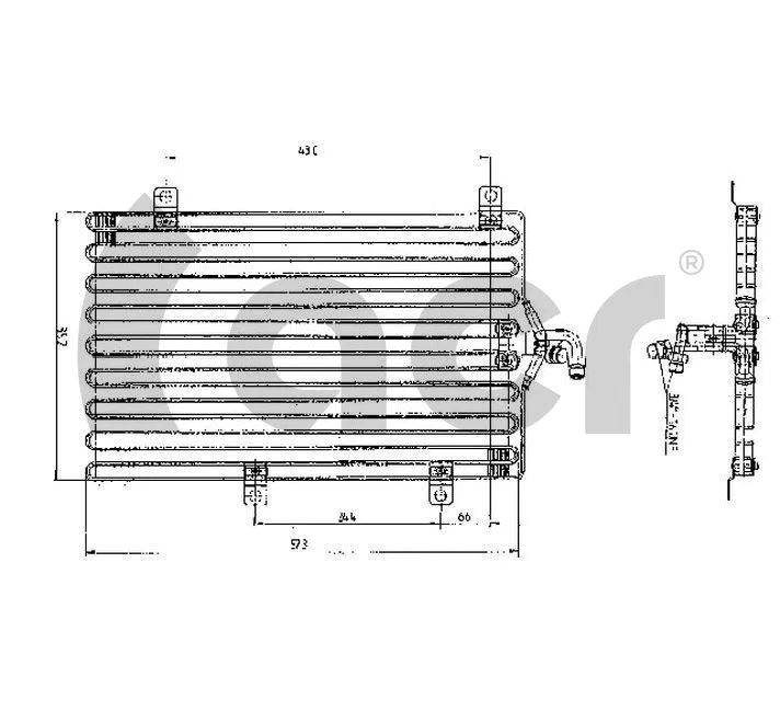 Condenseur, climatisation ACR 300129