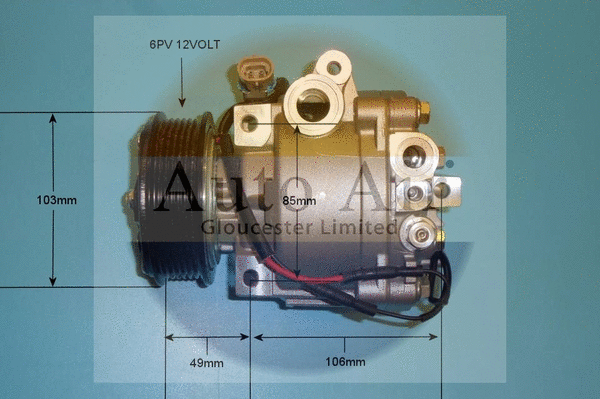 Compresseur, climatisation AUTO AIR GLOUCESTER 14-2090P
