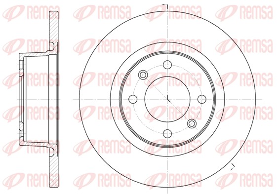 Disque de frein REMSA 6605.00