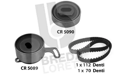Kit de courroie crantée BREDA LORETT KCD0631