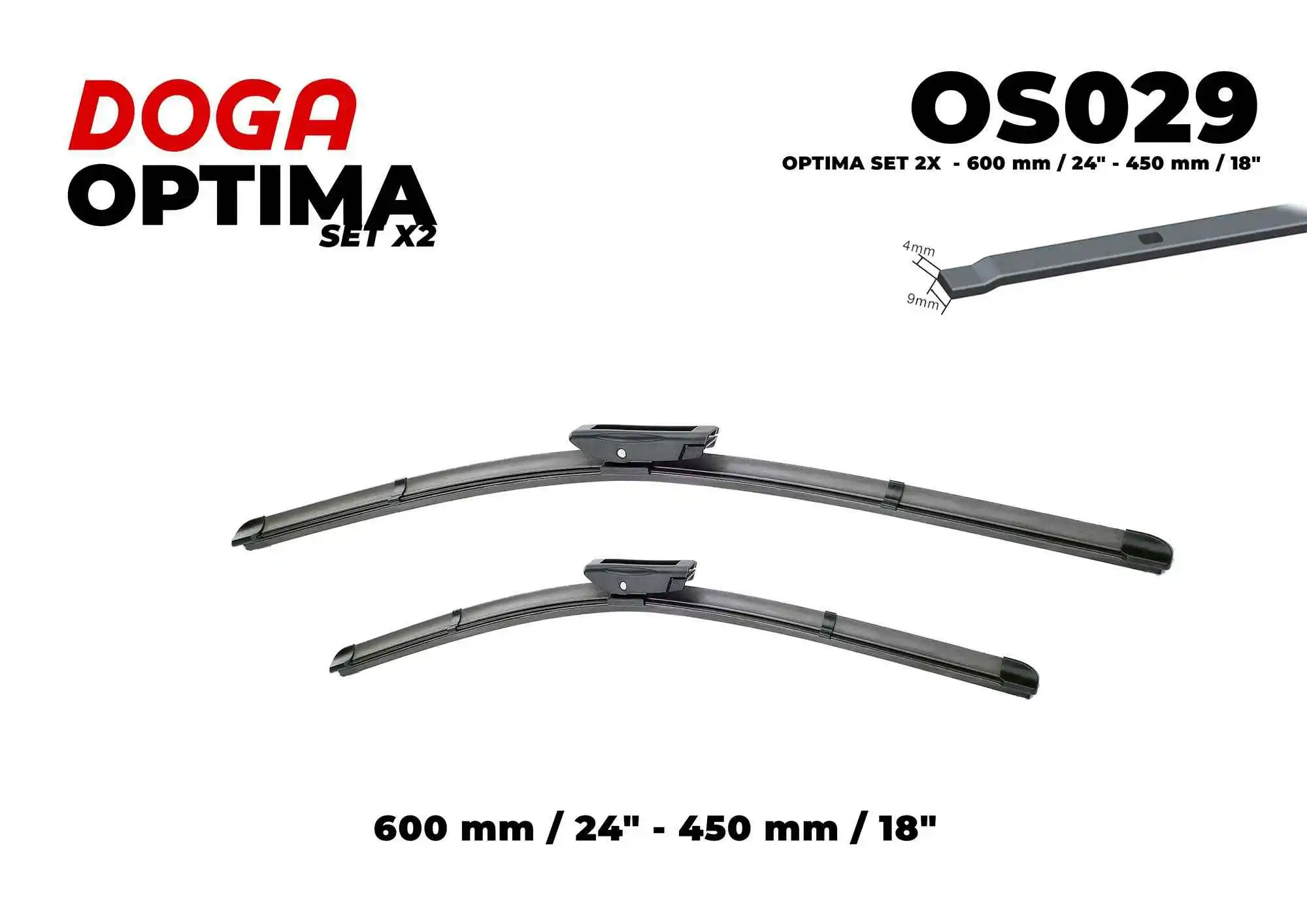 Balai d'essuie-glace DOGA OS029