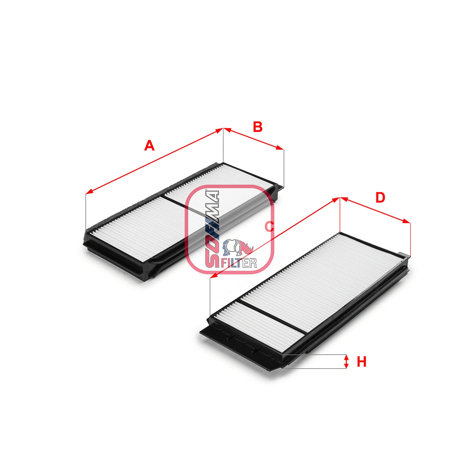 Filtre, air de l'habitacle SOFIMA S 3120 C