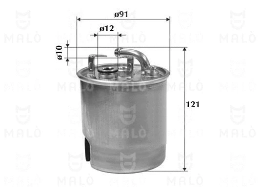 Filtre à carburant AKRON-MALÒ 1520164