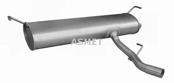 Silencieux arrière ASMET 14.038
