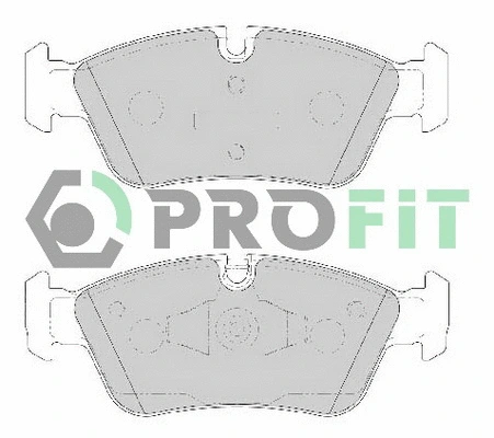 Kit de plaquettes de frein, frein à disque PROFIT 5000-1751 C