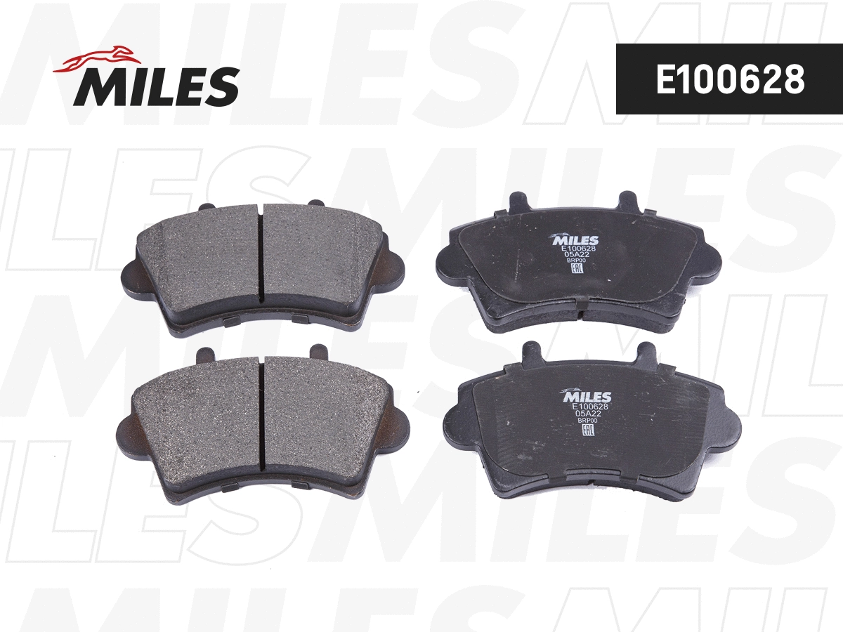 Kit de plaquettes de frein, frein à disque MILES E100628