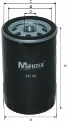 Filtre à huile MFILTER TF 40