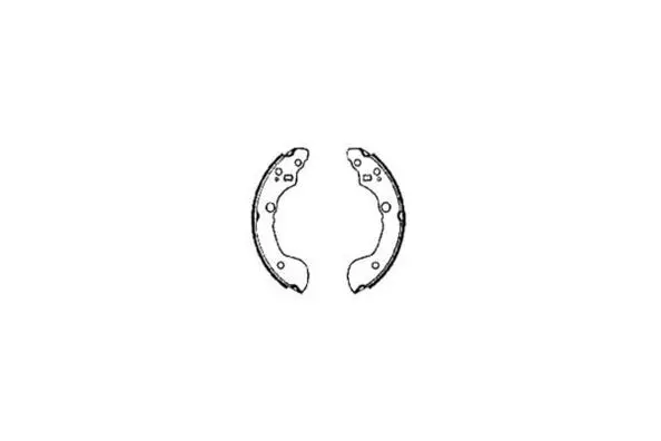 Jeu de mâchoires de frein E.T.F. 09-0554