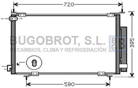 Condenseur, climatisation BUGOBROT 62-HD5201