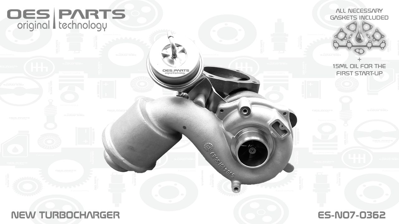 Turbocompresseur, suralimentation OES PARTS ES-N07-0362