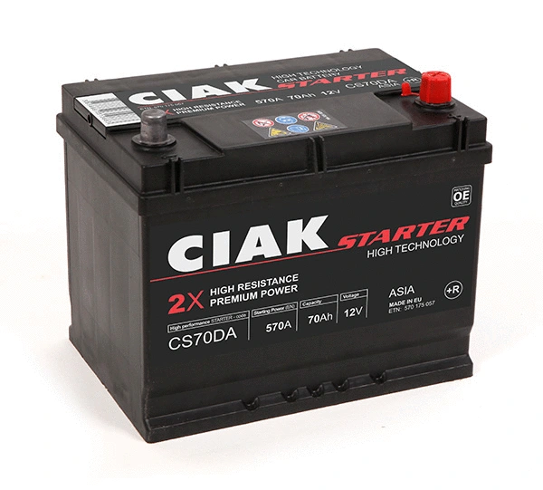 Batterie de démarrage CIAK Starter CS70DA