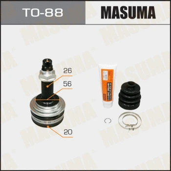 Jeu de joints, arbre de transmission MASUMA TO-88