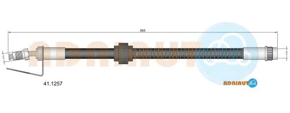 Flexible de frein ADRIAUTO 41.1257