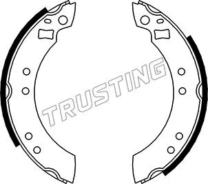 Jeu de mâchoires de frein TRUSTING 040.094