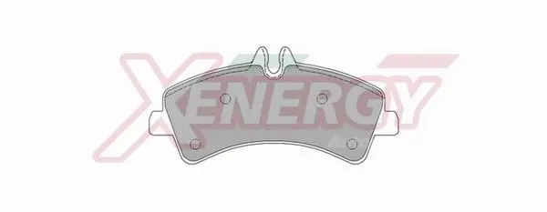 Kit de plaquettes de frein, frein à disque AP XENERGY X40964