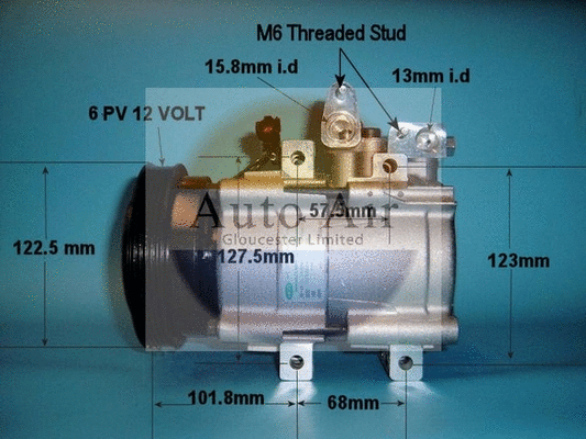 Compresseur, climatisation AUTO AIR GLOUCESTER 14-1026