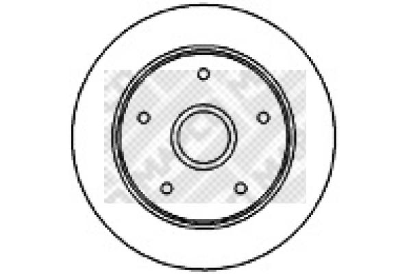 Disque de frein MAPCO 25530