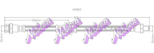 Flexible de frein KAWE H4883