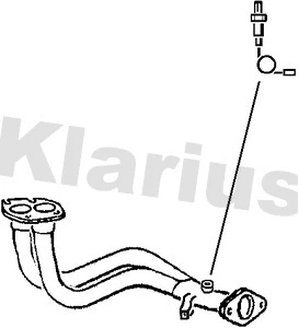 Tuyau d'échappement KLARIUS 301577